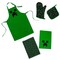 Minecraft Green Creeper Kitchen Set | Apron, Oven Mitt, Dish Towels, Pot Holder